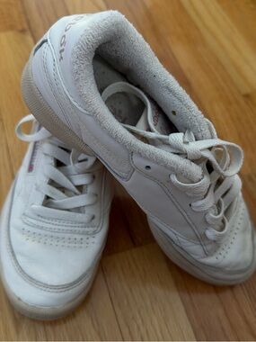 White Reebok Classic Leather Sneakers